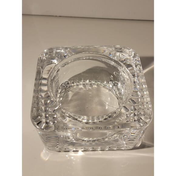 Vintage Crystal Glass Ashtray Trinket Dish Coins Keepsakes Made in France - Picture 3 of 9
